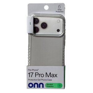 Onn: Protective Gel Phone Case, iPhone 17 Pro Max